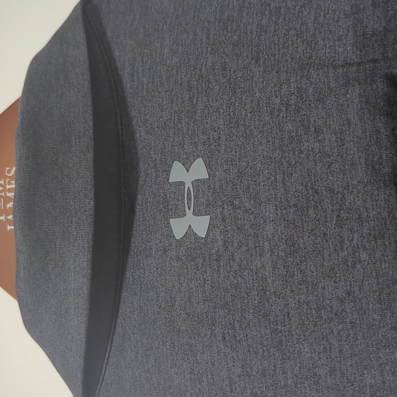 Under Armour The Playoff Polo Heathered Black Men's XL NWT - Picture 6 of 7